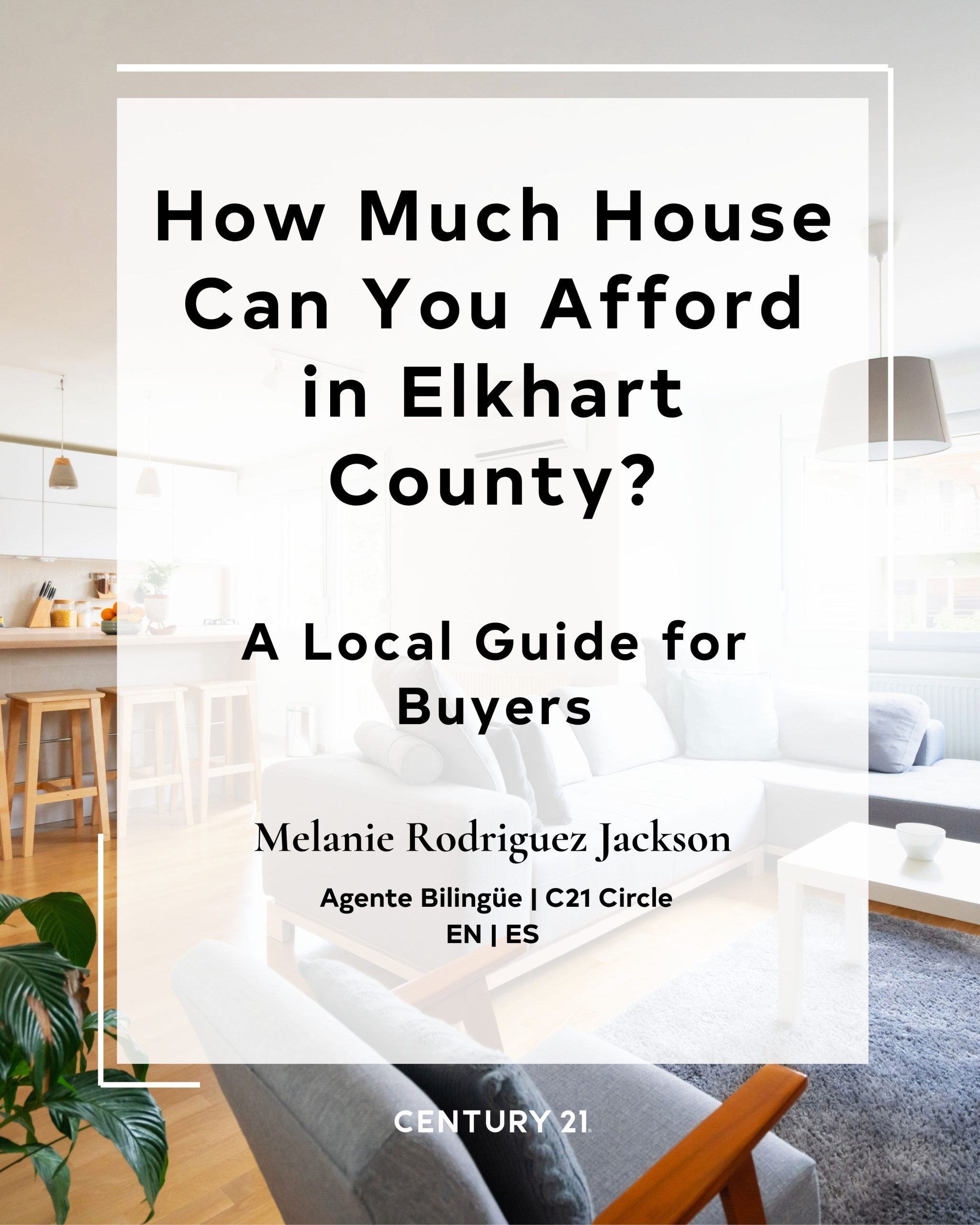 Graphic showing home affordability guide for buyers in Elkhart County Indiana