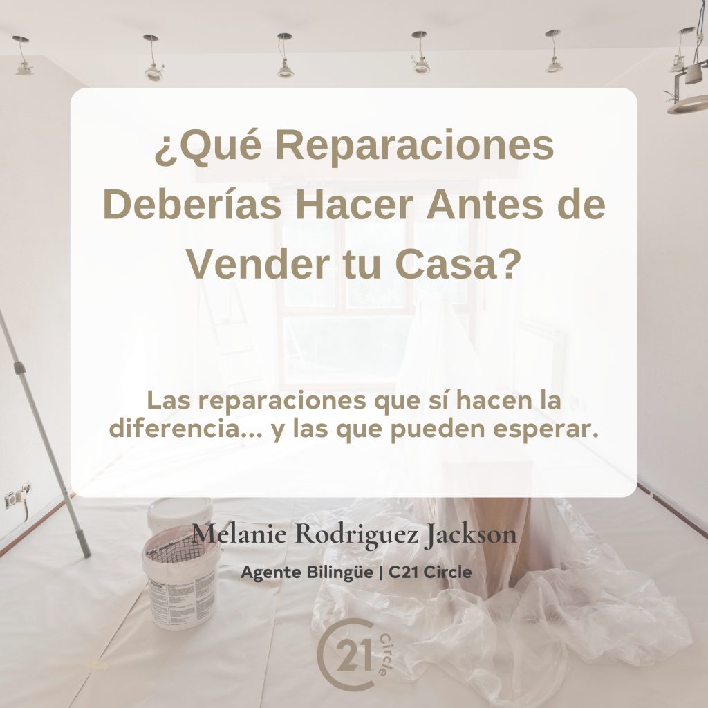 Guía para vendedores sobre las reparaciones y mejoras que realmente aumentan el atractivo de una casa antes de ponerla en venta.